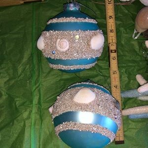 Beach Christmas ornaments